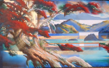 New Zealand Landscape Painting by Artist Harold Coop