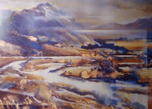 New Zealand Landscape Painting by Artist Harold Coop