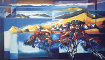 New Zealand Landscape Painting by Artist Harold Coop